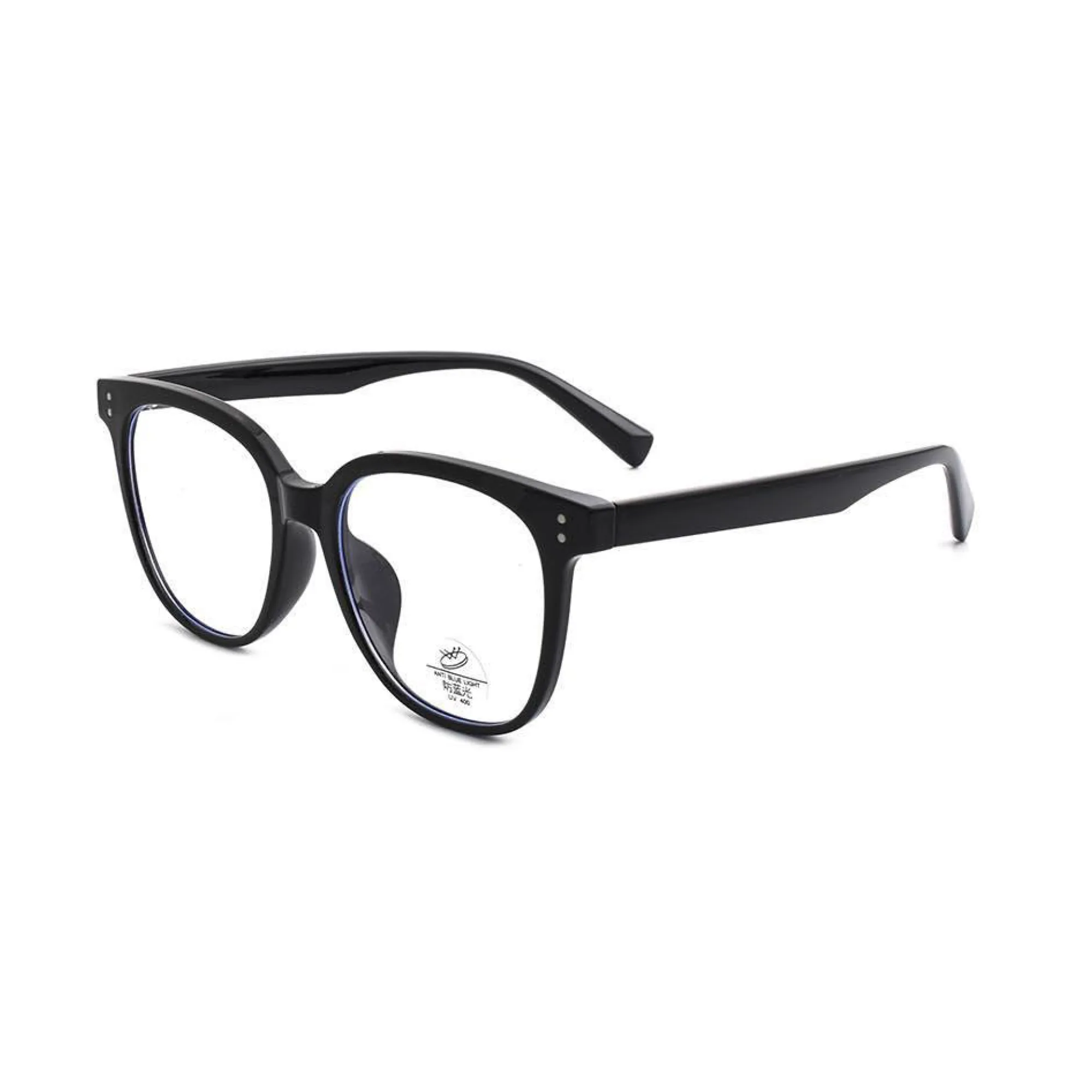 YHC-TR23085-7 Round TR90 blue light blocking glasses — front view