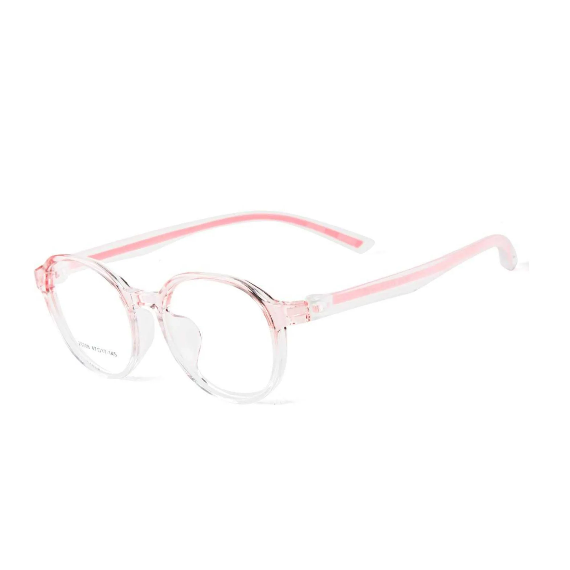 Screwless TR90 frames with a metal-free integrated hinge, shown from the front